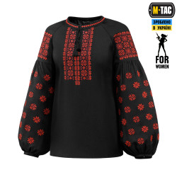 M-Tac вишиванка жіноча 100% льон чорна