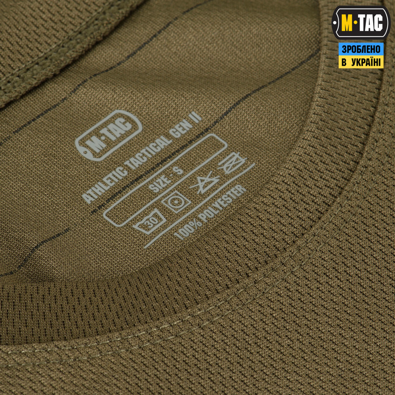 M-Tac футболка потовідвідна Athletic Gen. 2 Olive M-Tac футболка потовідвідна Athletic Gen. 2 Olive