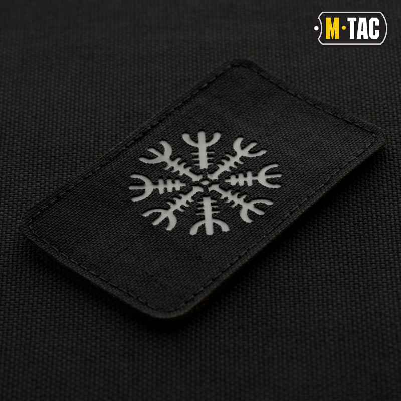 M-Tac нашивка шолом Жаху горизонтальна Laser Cut Black/Grey M-Tac нашивка шолом Жаху горизонтальна Laser Cut Black/Grey