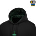 M-Tac кофта Hoodie Ragnarok Night Vision Cotton Hard Black — фото 7