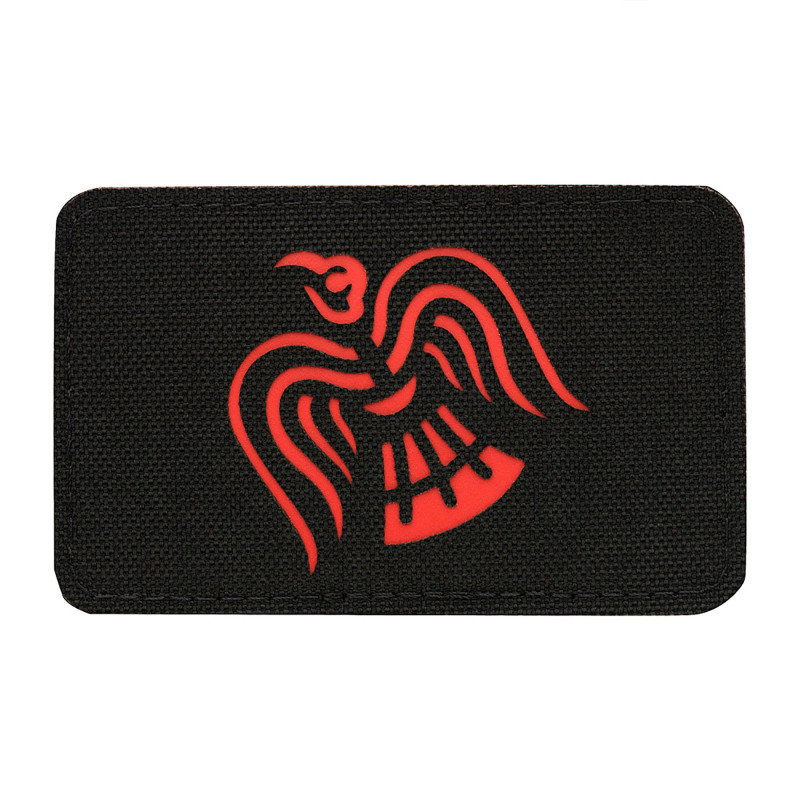 M-Tac нашивка Знамя Ворона Laser Cut Black/Red