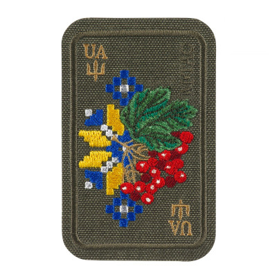 M-Tac нашивка Орнамент Калина (вишивка) Ranger Green