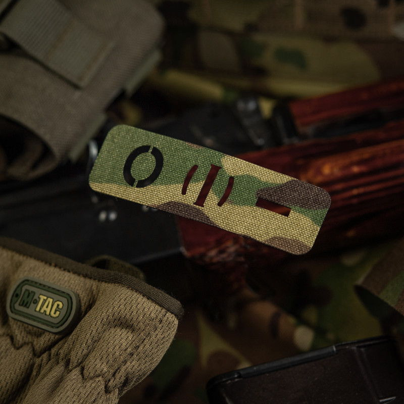 M-Tac нашивка група крові O (I) - наскрізна Laser Cut 25х80 Multicam M-Tac нашивка група крові O (I) - наскрізна Laser Cut 25х80 Multicam