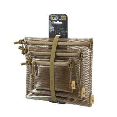 M-Tac комплект органайзерів Zip Pocket Set Elite Coyote