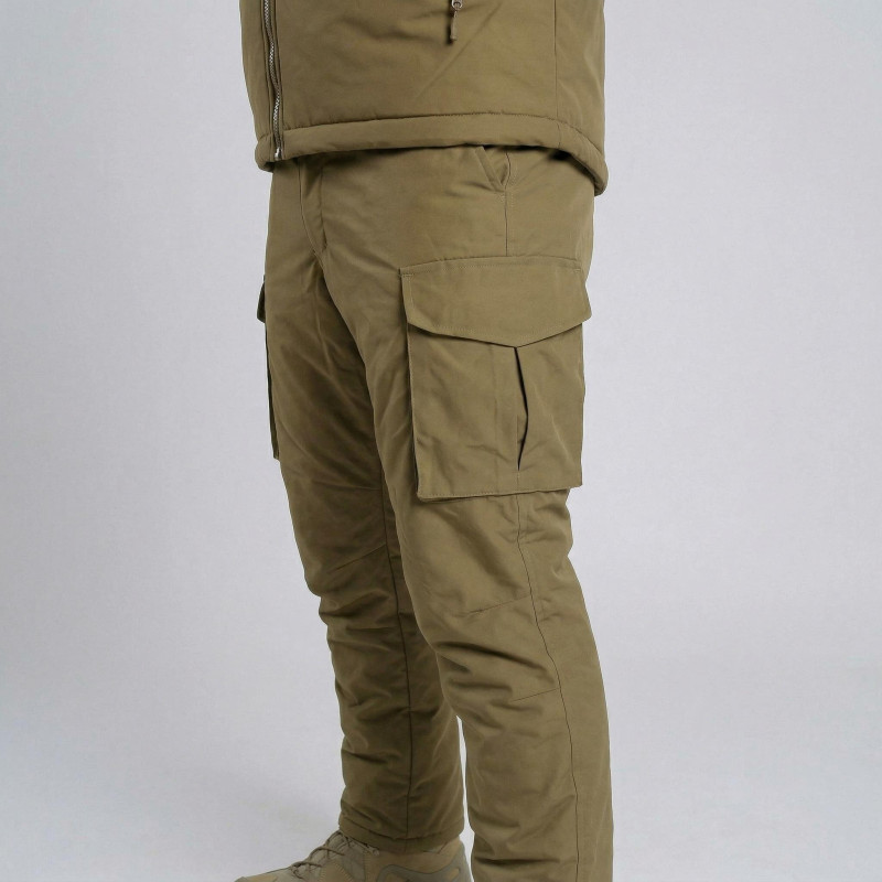 Штани зимові Vik-Tailor мембранні на резинці, Coyote, 48