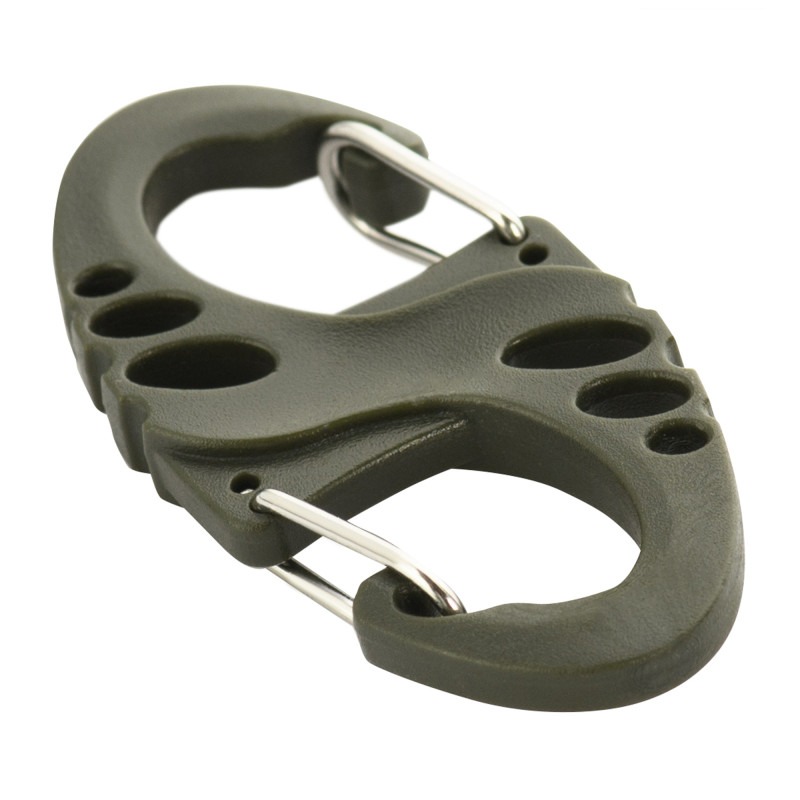 M-Tac карабін S-Hook пластиковий Olive M-Tac карабін S-Hook пластиковий Olive