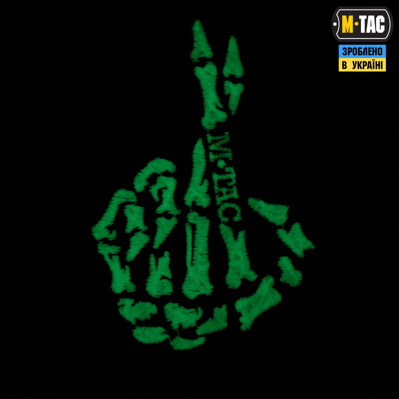 M-Tac нашивка Crossed Fingers (вишивка) Black M-Tac нашивка Crossed Fingers (вишивка) Black