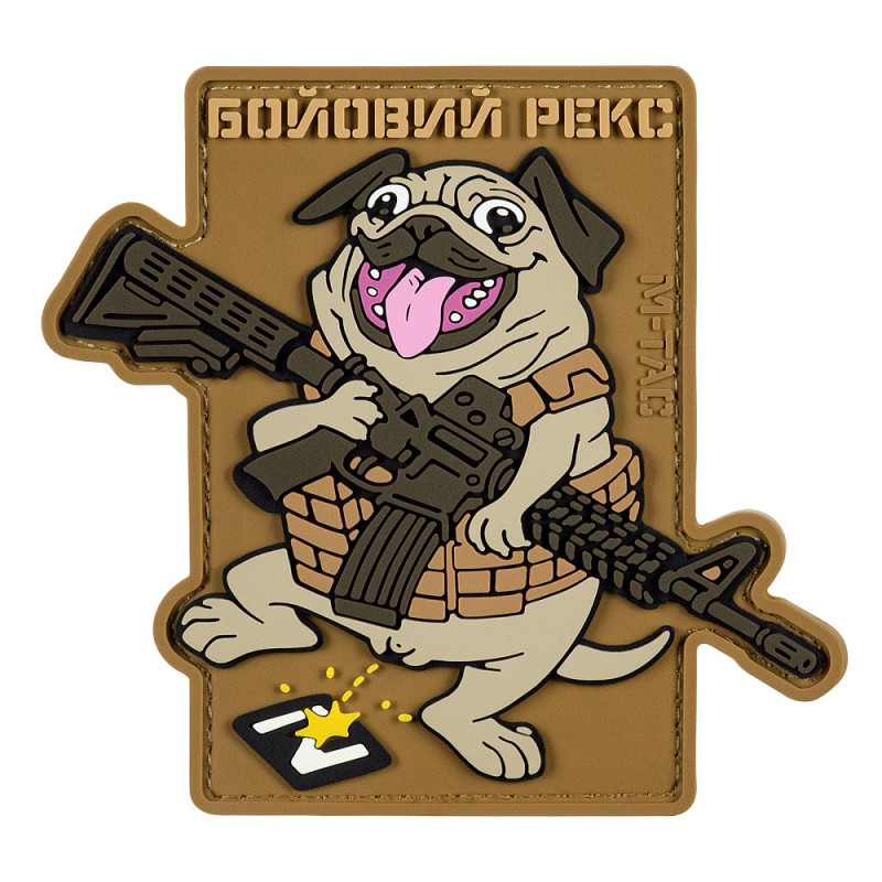 M-Tac нашивка Бойовий Рекс (PVC) M-Tac нашивка Бойовий Рекс (PVC)