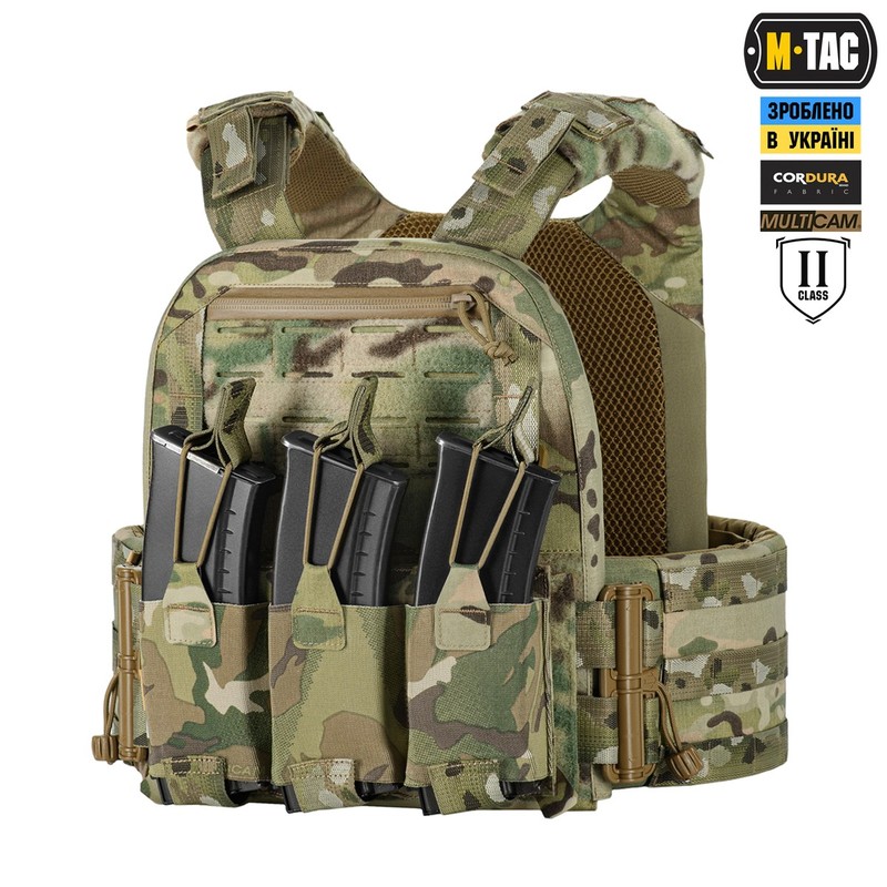 M-Tac плитоноска Cuirass Elite 2 клас захисту (розмір плити M) Multicam M-Tac плитоноска Cuirass Elite 2 клас захисту (розмір плити M) Multicam