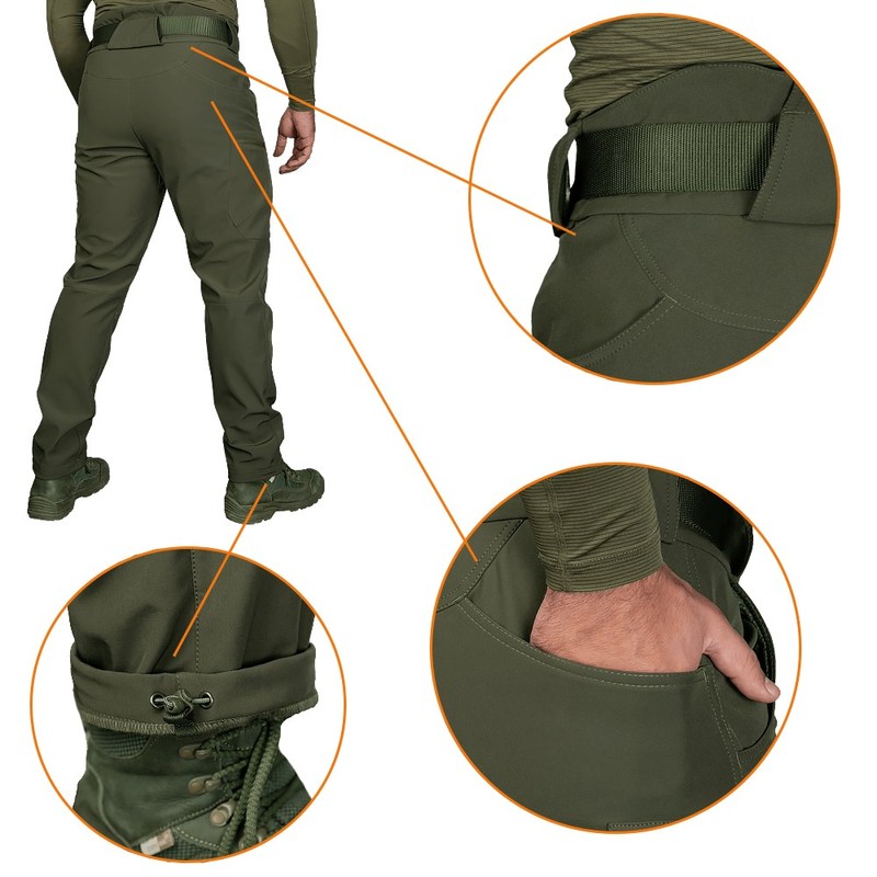 Штани SoftShell Vent Олива