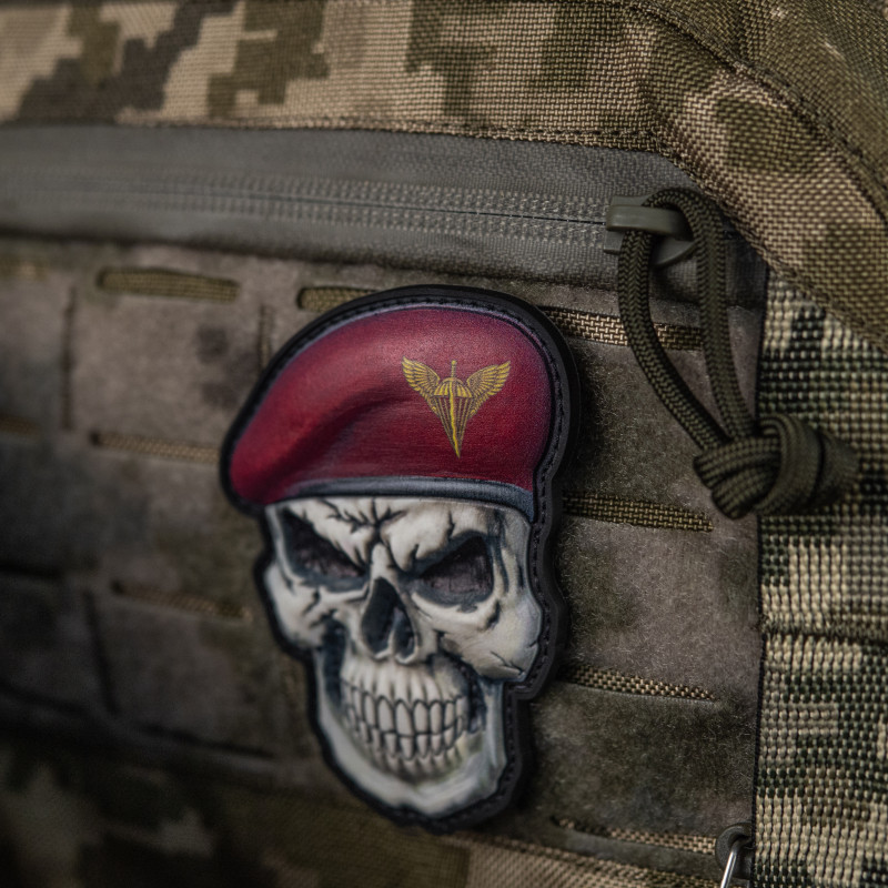 M-Tac нашивка Череп у береті (Десантно-Штурмові війська) M-Tac нашивка Череп у береті (Десантно-Штурмові війська)