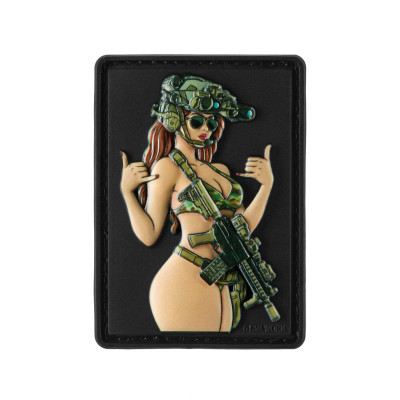 M-Tac нашивка girl and Shak PVC