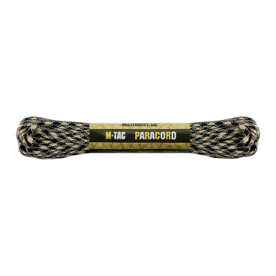 M-Tac паракорд 550 type III 15m Black/Sand