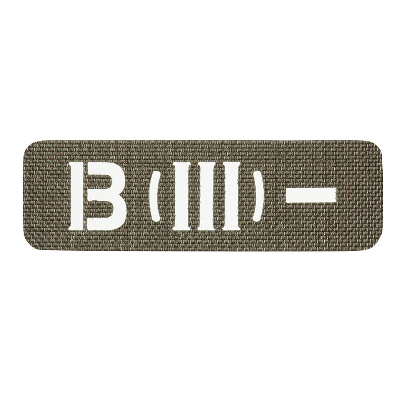 M-Tac нашивка група крові B (III) - наскрізна Laser Cut 25х80 Ranger Green M-Tac нашивка група крові B (III) - наскрізна Laser Cut 25х80 Ranger Green
