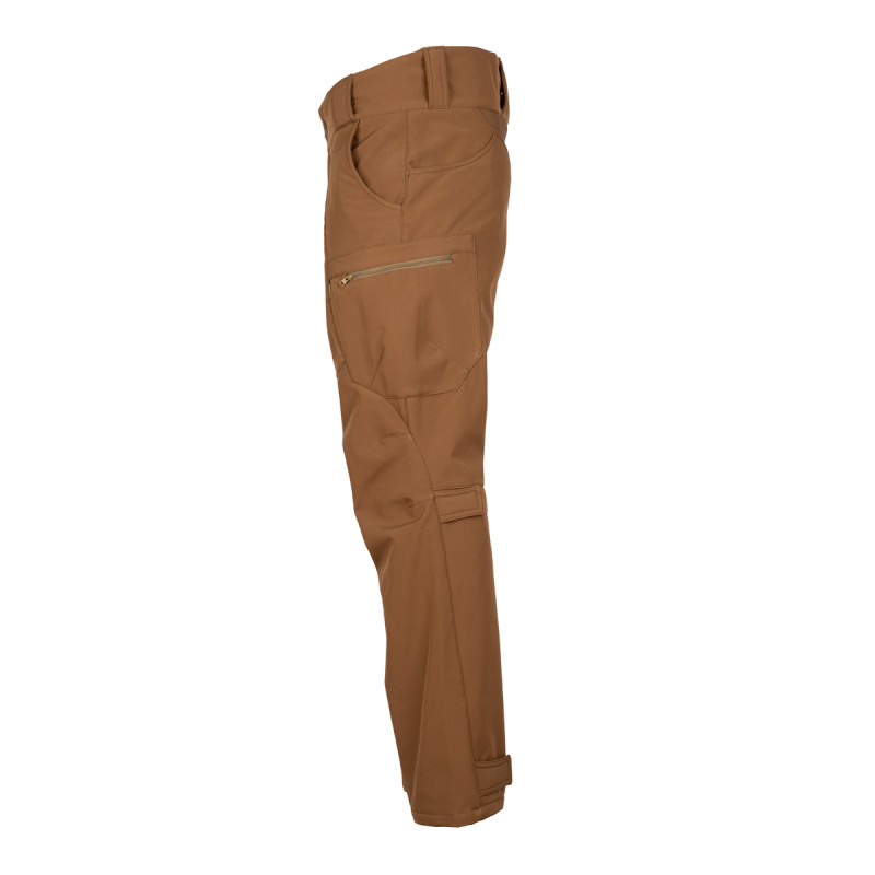 Штани тактичні зимові Vik-Tailor SoftShell з флісовою підкладкою, Coyote