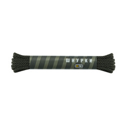 M-Tac шнурки black/od green stairs нейлон Mil-Spec