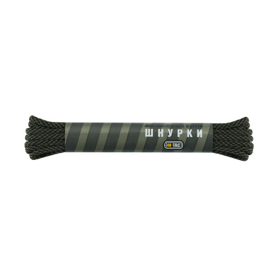 M-Tac шнурки black/od green stairs нейлон Mil-Spec