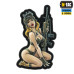 M-Tac нашивка girl №5 PVC Olive — фото 2
