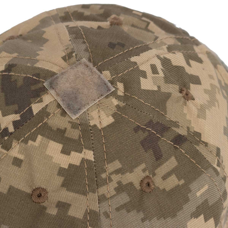 Бейсболка Viktailor з вирізом під навушники Twill, Піксель, 60