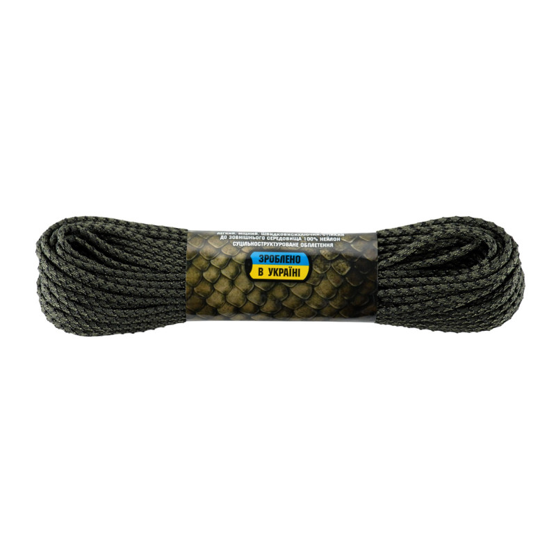 M-Tac паракорд Dragon Cord 30m Ranger Green/Black M-Tac паракорд Dragon Cord 30m Ranger Green/Black