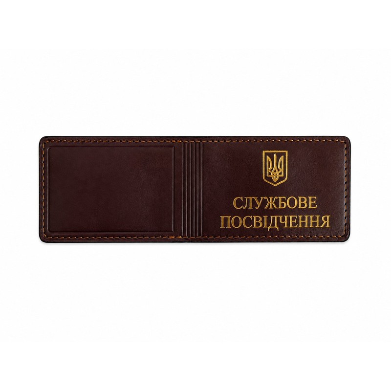 Обкладинка на службове посвідчення Натуральна шкіра, Maroon Red Обкладинка на службове посвідчення Натуральна шкіра, Maroon Red