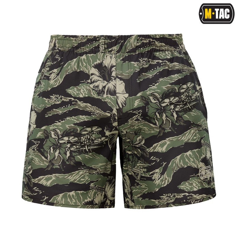 M-Tac шорти Holiday Tiger flowers Green