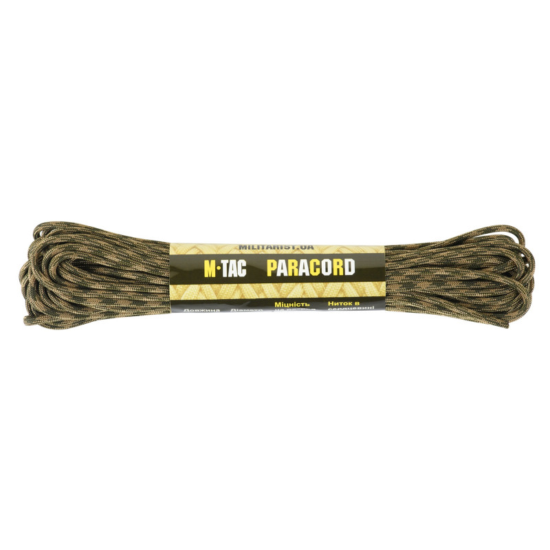 M-Tac паракорд 550 type III Coyote/Od Green 15м