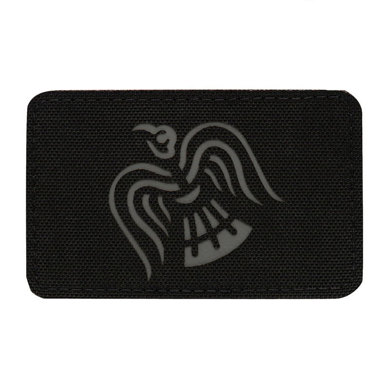 M-Tac нашивка Знамя Ворона Laser Cut Black/Grey