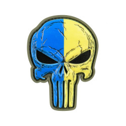 M-Tac нашивка Punisher Синьо-жовтий