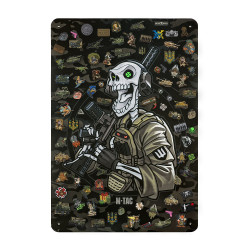 M-Tac панель для нашивок Це наша посадка 900x1300 Black MC