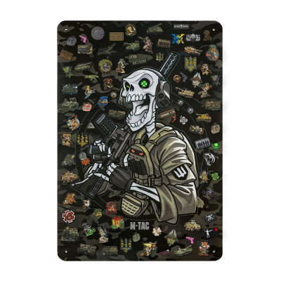M-Tac панель для нашивок Це наша посадка 900x1300 Black MC