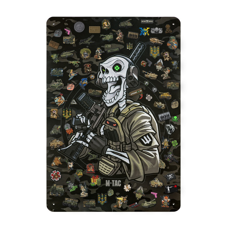 M-Tac панель для нашивок Це наша посадка 900x1300 Black MC