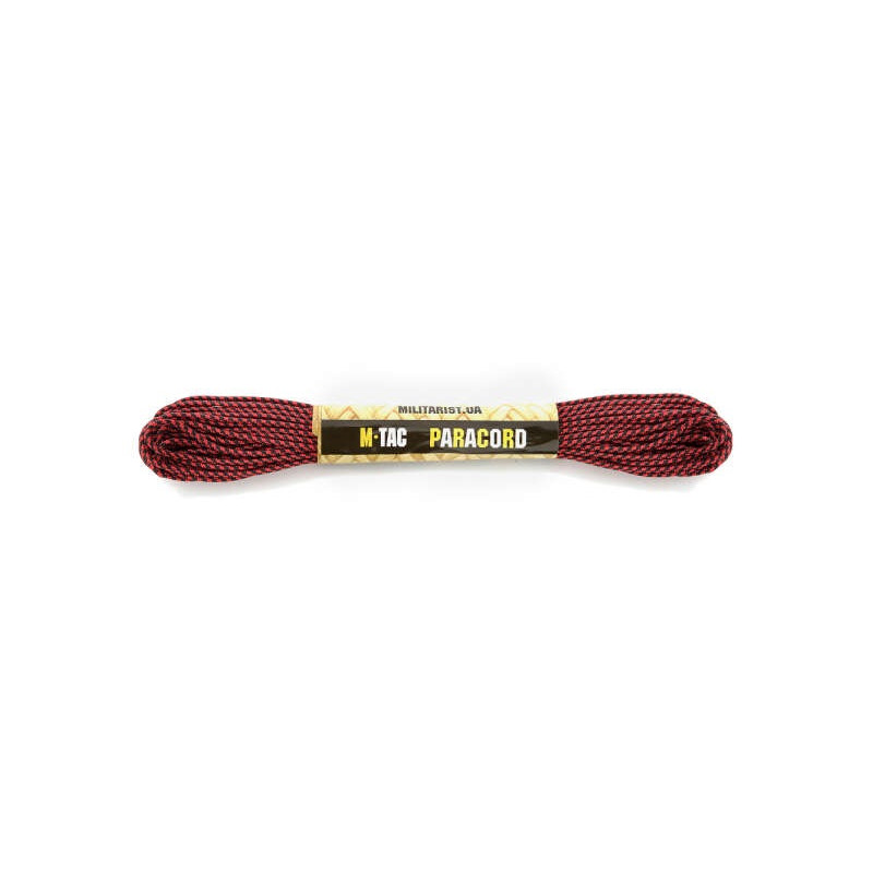 M-Tac паракорд Minicord Black&Red 15м M-Tac паракорд Minicord Black&Red 15м