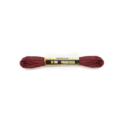 M-Tac паракорд Minicord Black&Red 15м