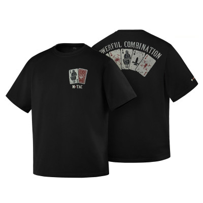 M-Tac футболка Powerful Combination Cotton Hard Black