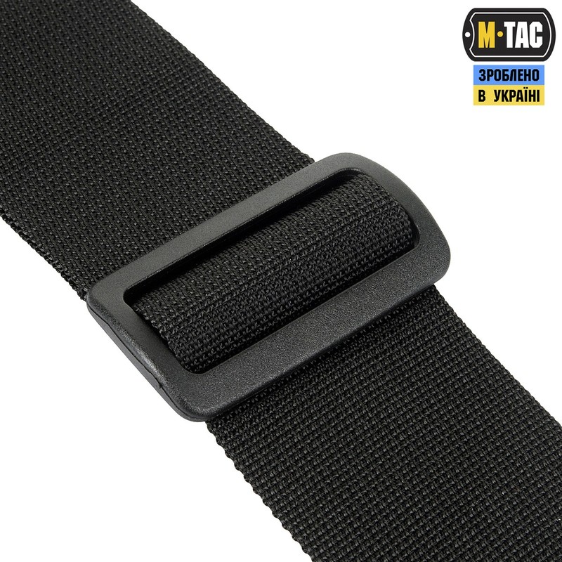 M-Tac ремінь збройовий одноточковий Black