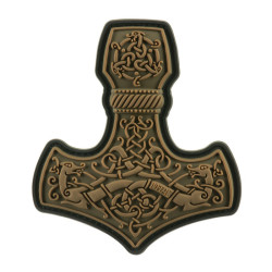 M-Tac нашивка Mjölnir Large PVC Coyote