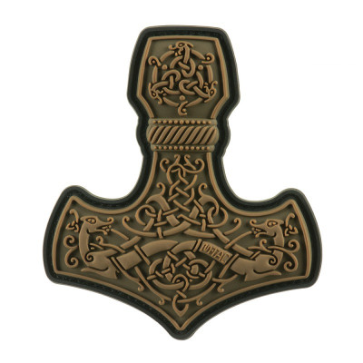 M-Tac нашивка Mjölnir Large PVC Coyote
