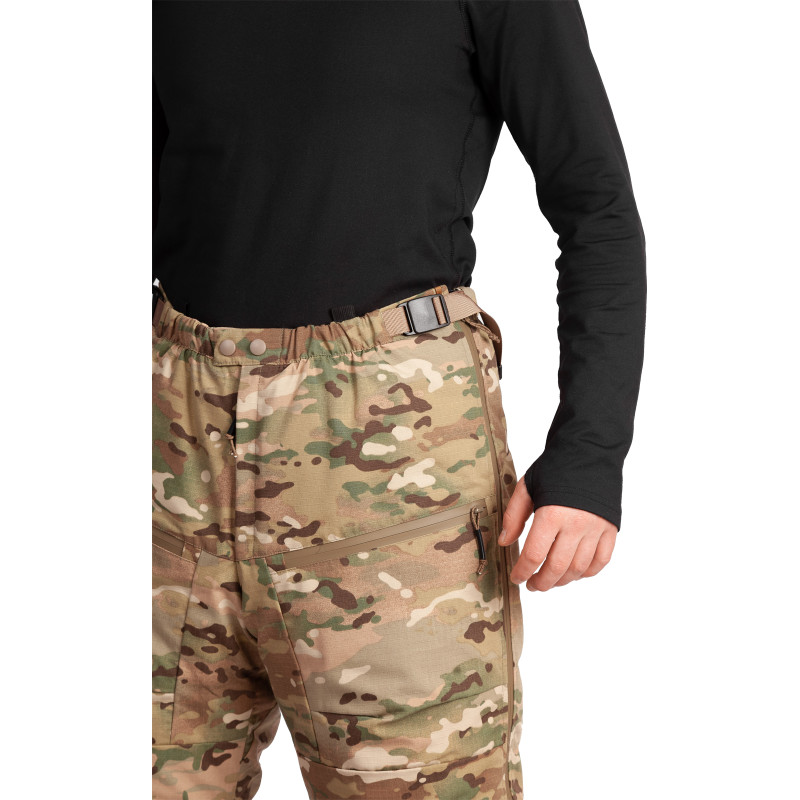 Штани бойові зимові Vik-Tailor Rip-Stop з блискавкою, MultiCam