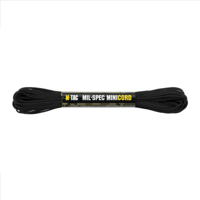 M-Tac паракорд Minicord Mil-Spec 15m Black