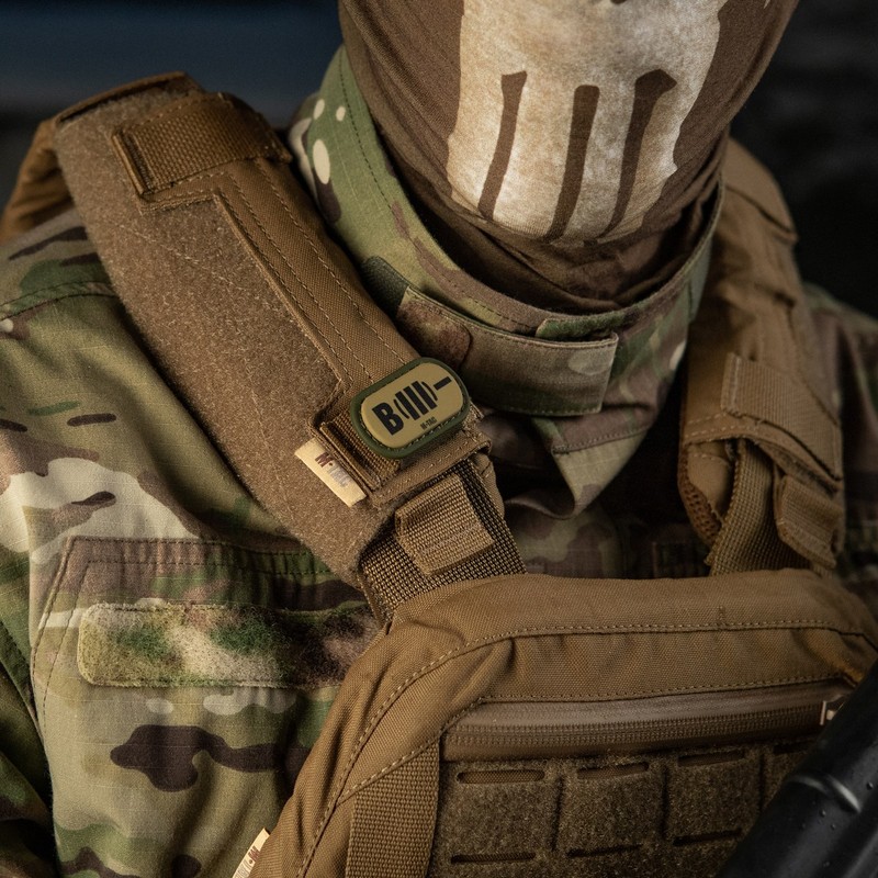 M-Tac MOLLE Patch група крові B (III) - PVC Ranger Green