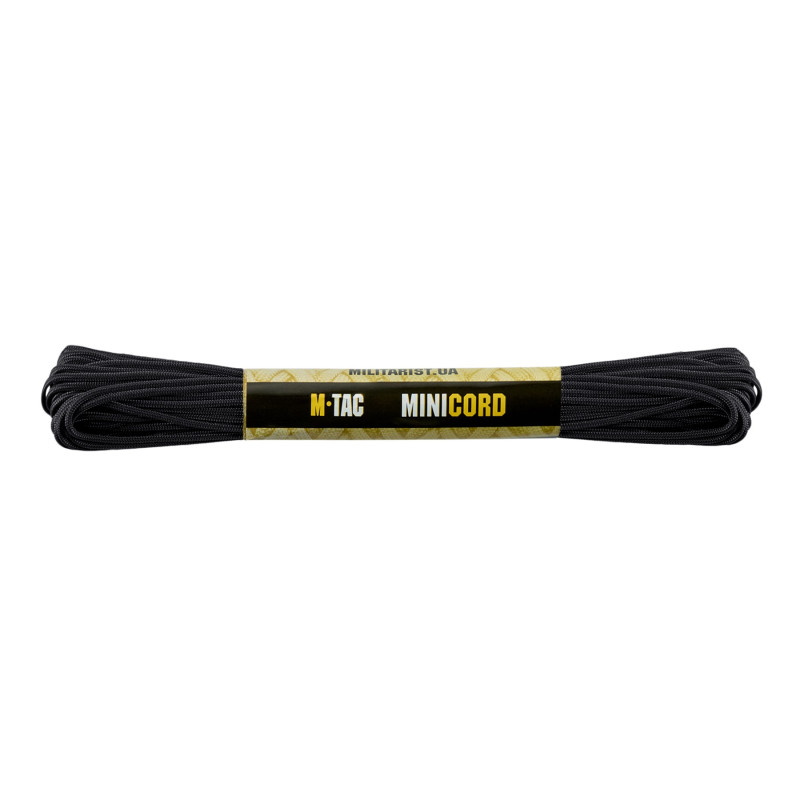 M-Tac паракорд Minicord Black 15м