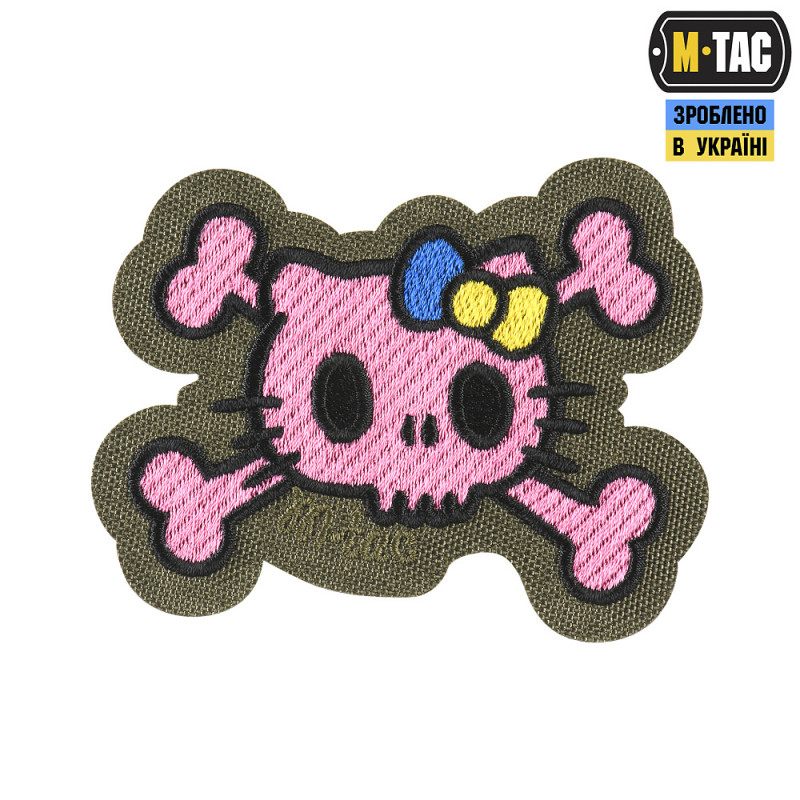 M-Tac нашивка KITTY (вишивка) Pink/Ranger Green M-Tac нашивка KITTY (вишивка) Pink/Ranger Green