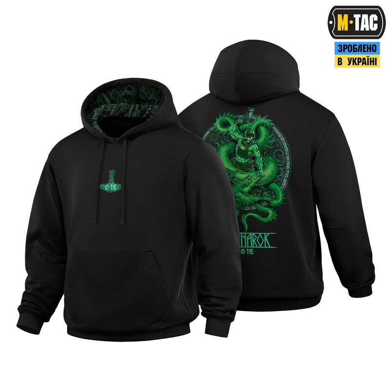 M-Tac кофта Hoodie Ragnarok Night Vision Cotton Hard Black M-Tac кофта Hoodie Ragnarok Night Vision Cotton Hard Black