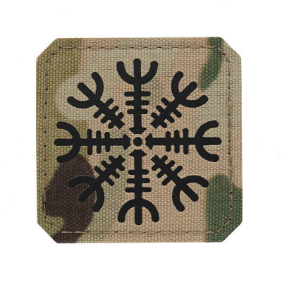 M-Tac нашивка шолом Жаху Laser Cut Multicam/Black