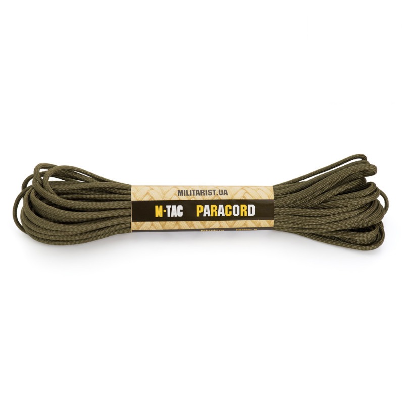 M-Tac паракорд 550 type III Army Green 15м M-Tac паракорд 550 type III Army Green 15м