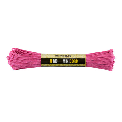 M-Tac паракорд Minicord Neon Pink 30м