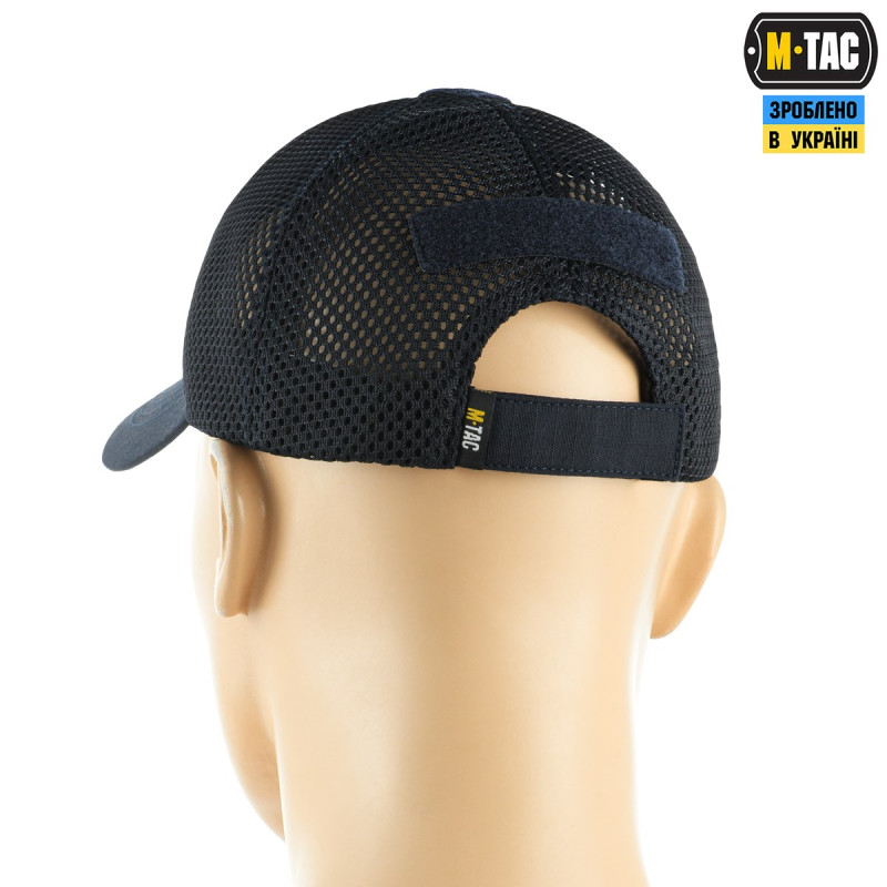 M-Tac бейсболка тактична з сіткою Elite Flex Dark Navy Blue