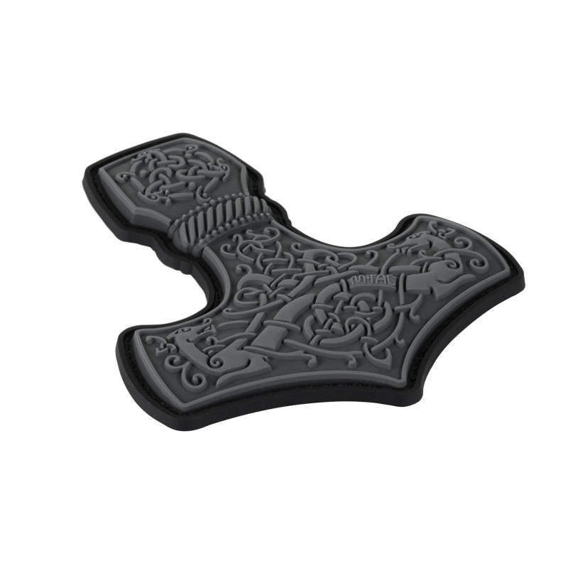 M-Tac нашивка Mjölnir Large PVC Grey