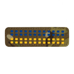 M-Tac нашивка прапор України 25х80 Laser Cut Multicam/Yellow/Blue